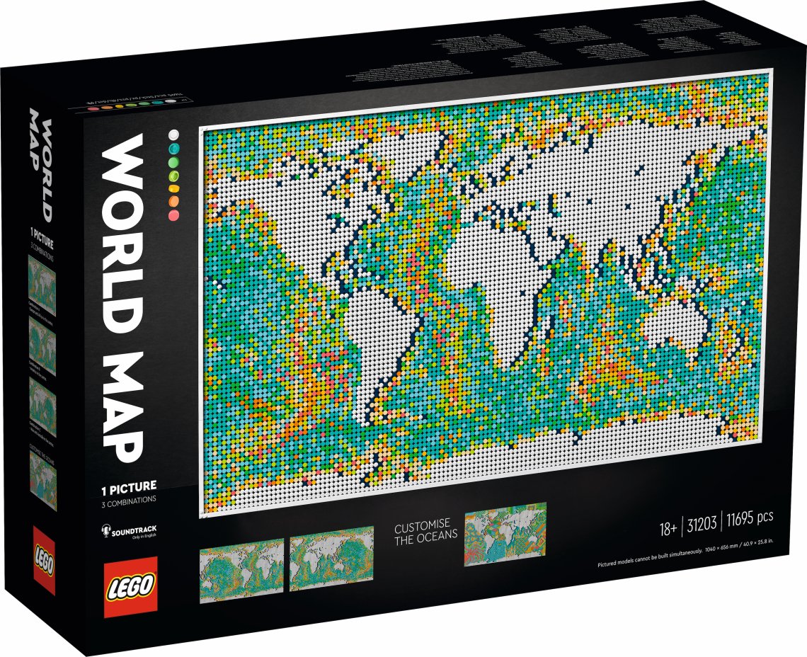 Lego Mapa sveta